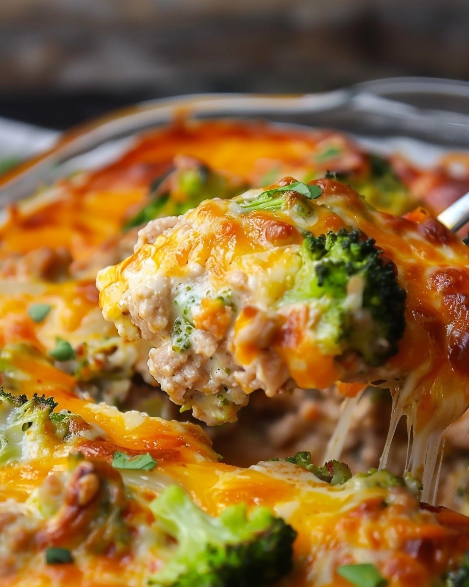 Ground Chicken Broccoli Cottage Cheese Bake