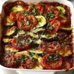 Baked Ratatouille with Tomatoes, Zucchini, and Eggplant