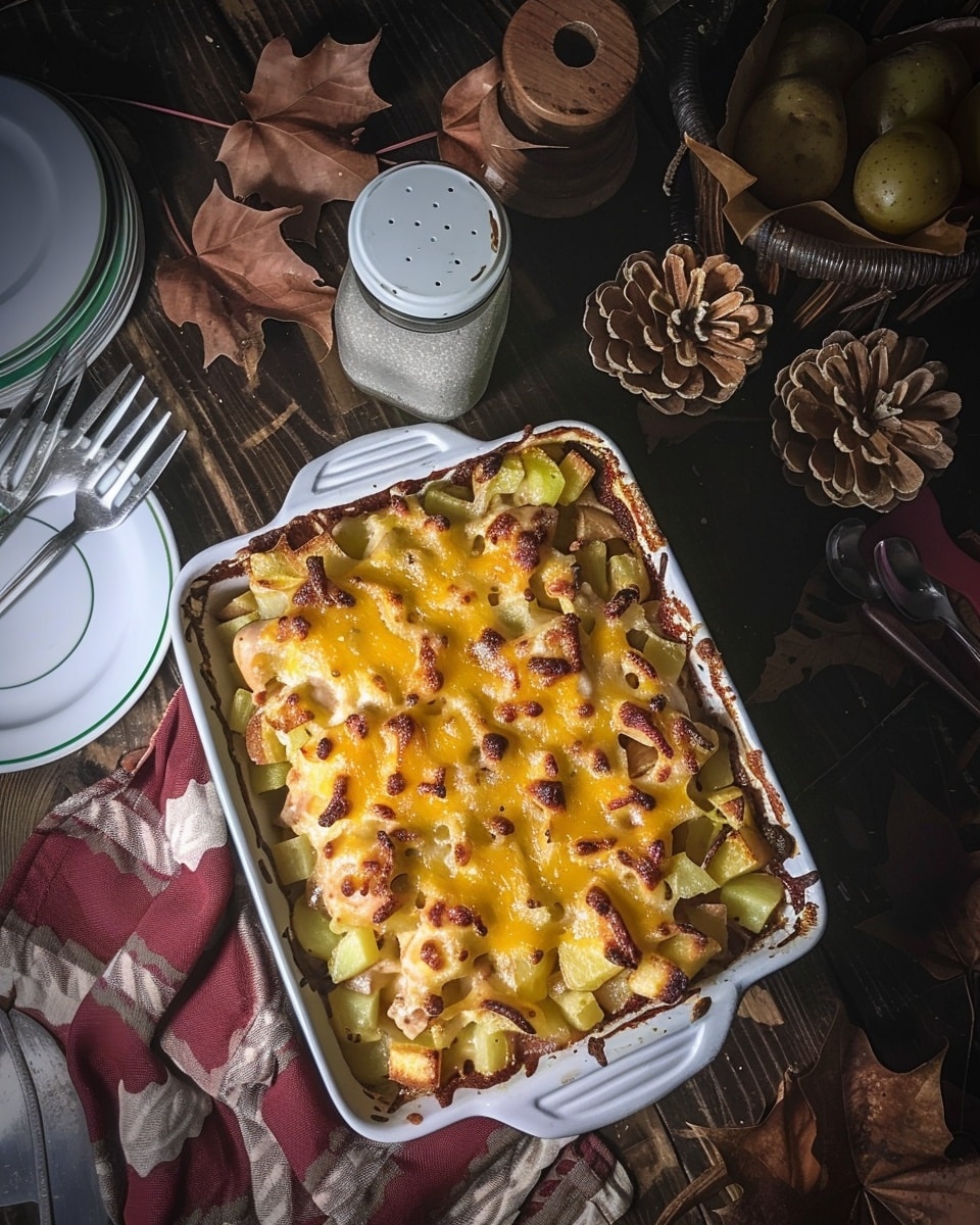 Baked Cheesy Chicken & Potatoes