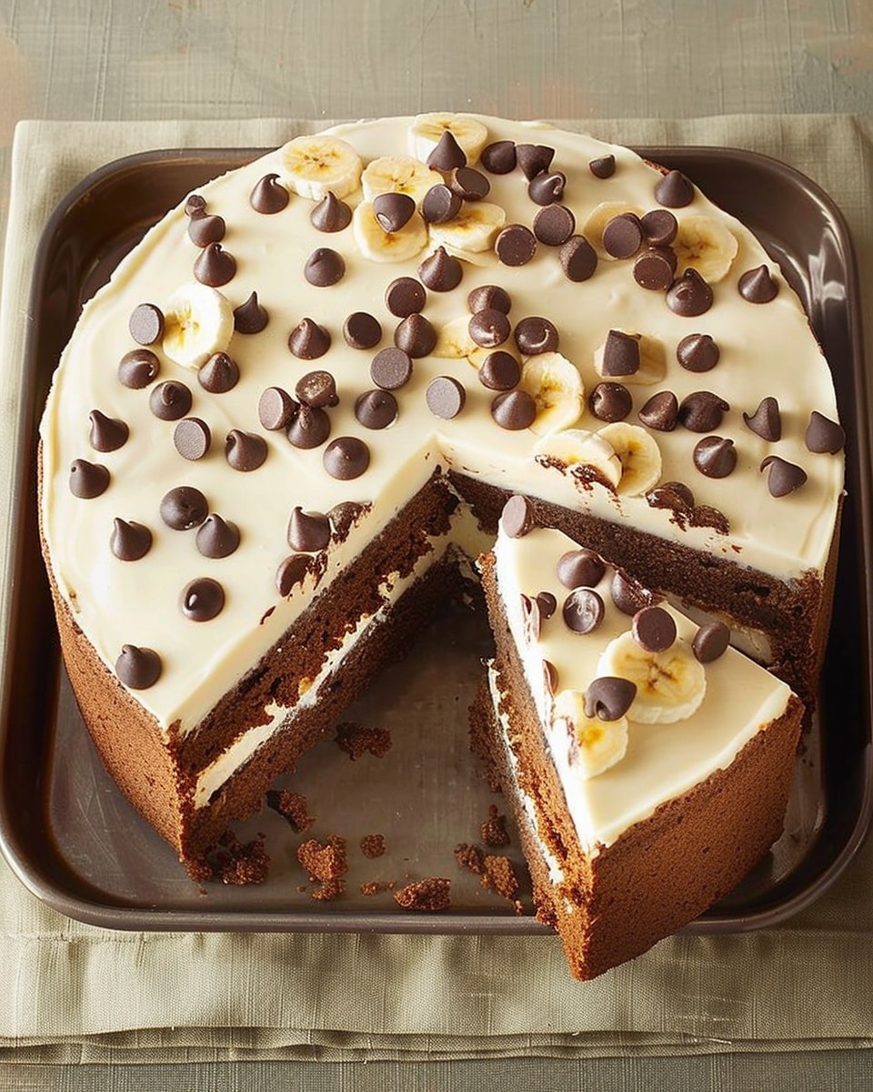 Banana Chocolate Chip Cake
