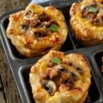 Beef and Mushroom Crescent Cups