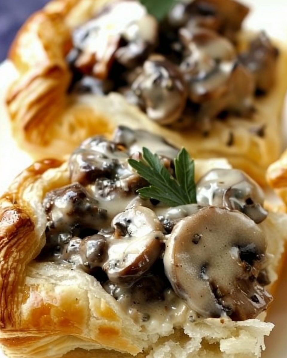 Beef and Mushroom Crescent Cups
