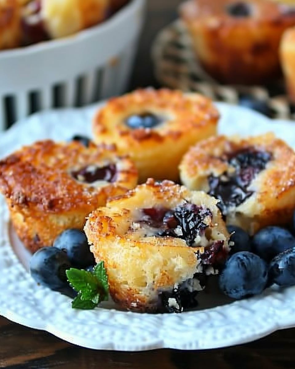 Blueberry Mini Pancake Bites