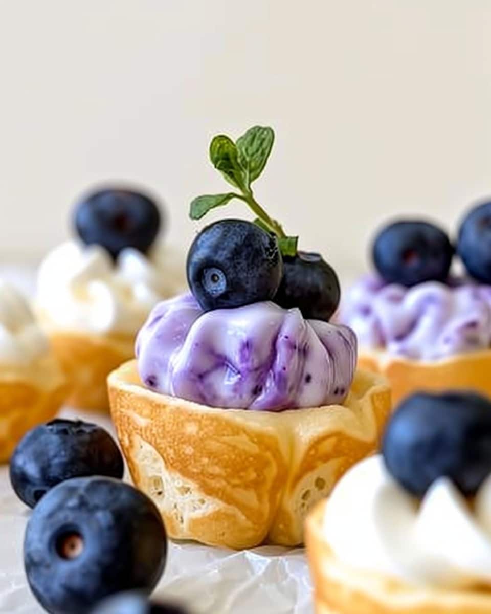 Blueberry Mini Pancake Bites