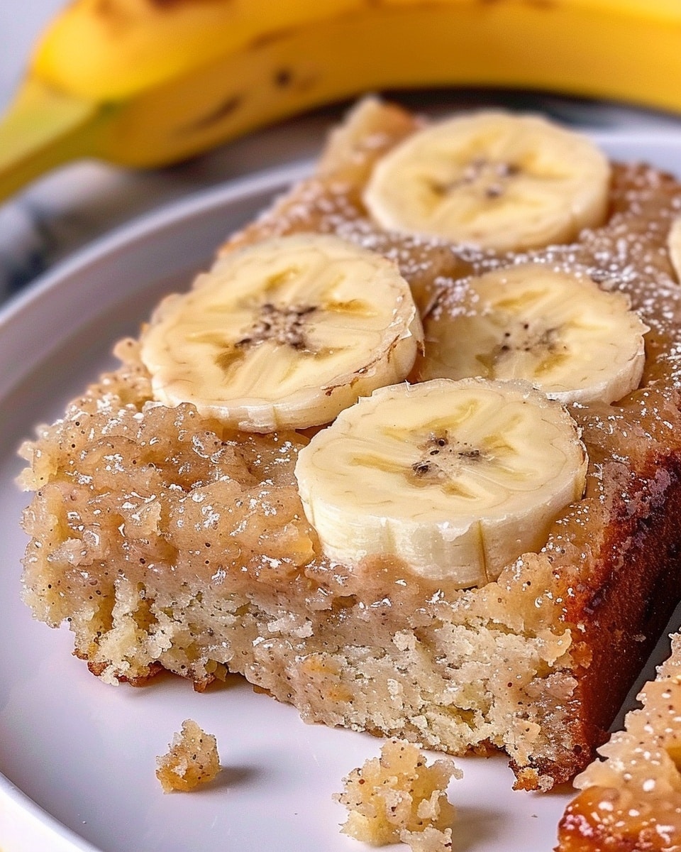 Brown Sugar Banana Yogurt Snack Cake