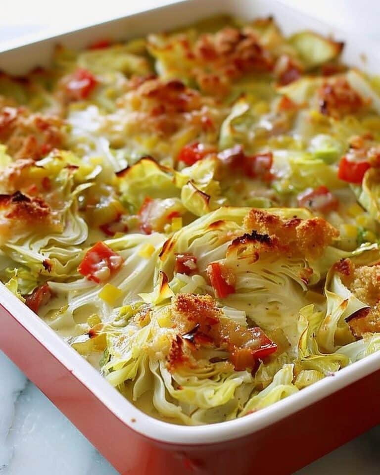 Cabbage Stir-Fry Casserole
