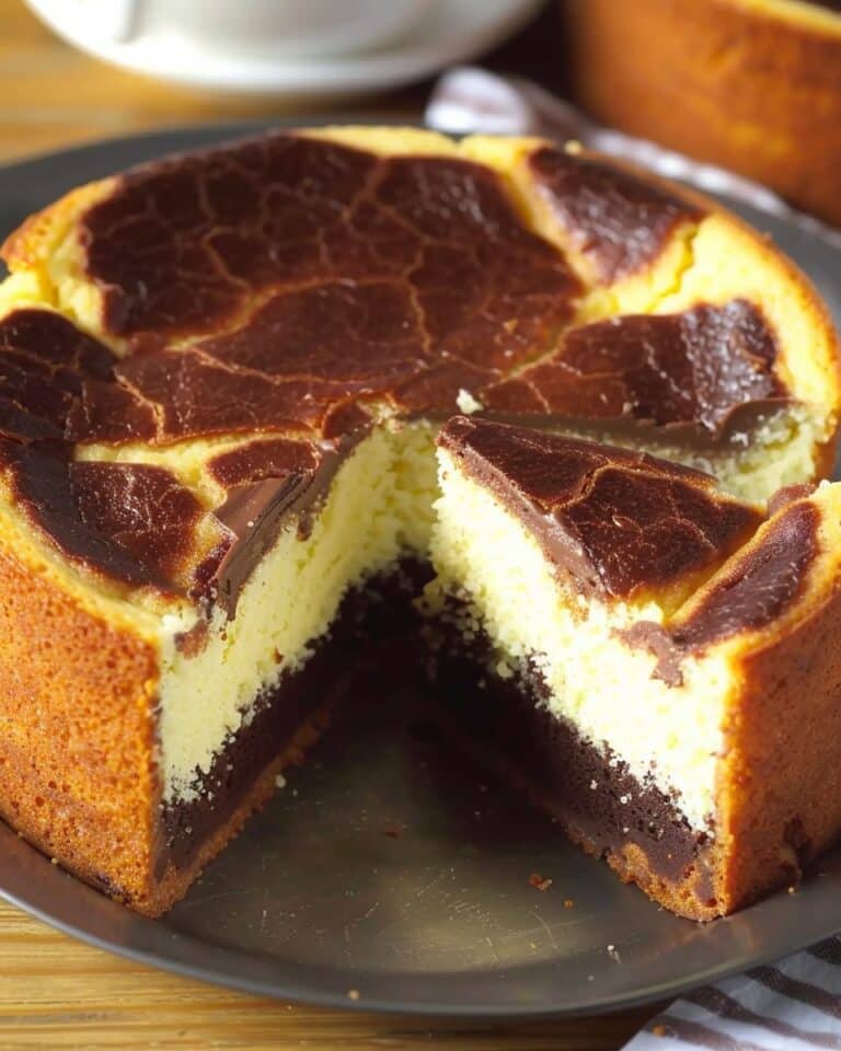 Vanilla Chocolate Marble Cake