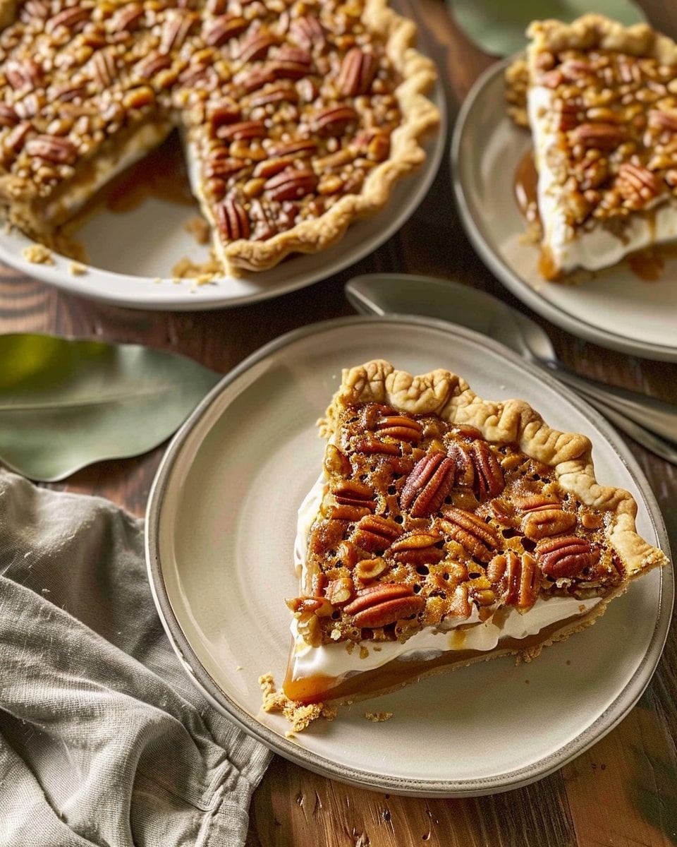 Caramel Pecan Delight Pie