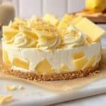 Lemon and White Chocolate Cheesecake