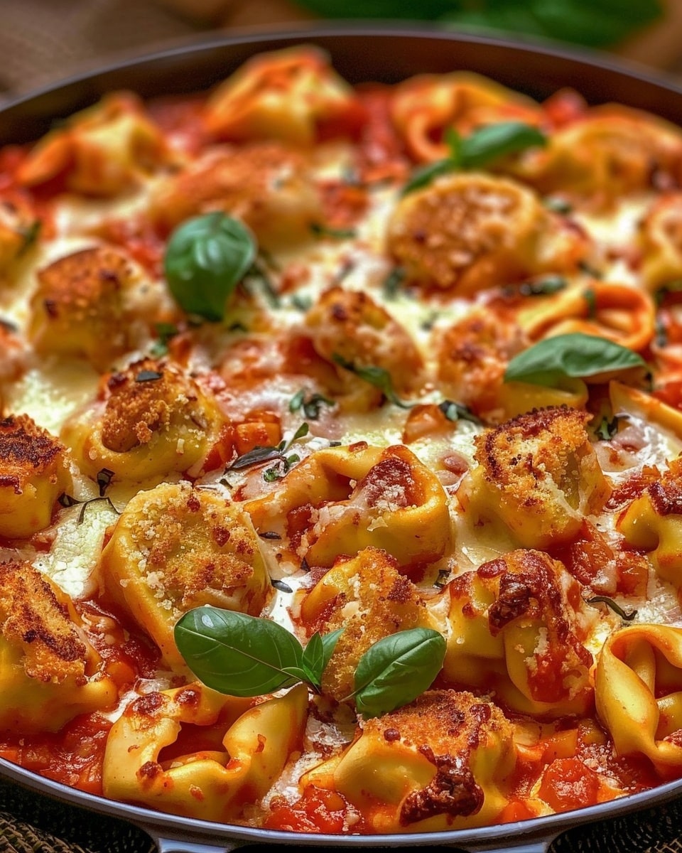 Cheesy Chicken Parmesan Tortellini