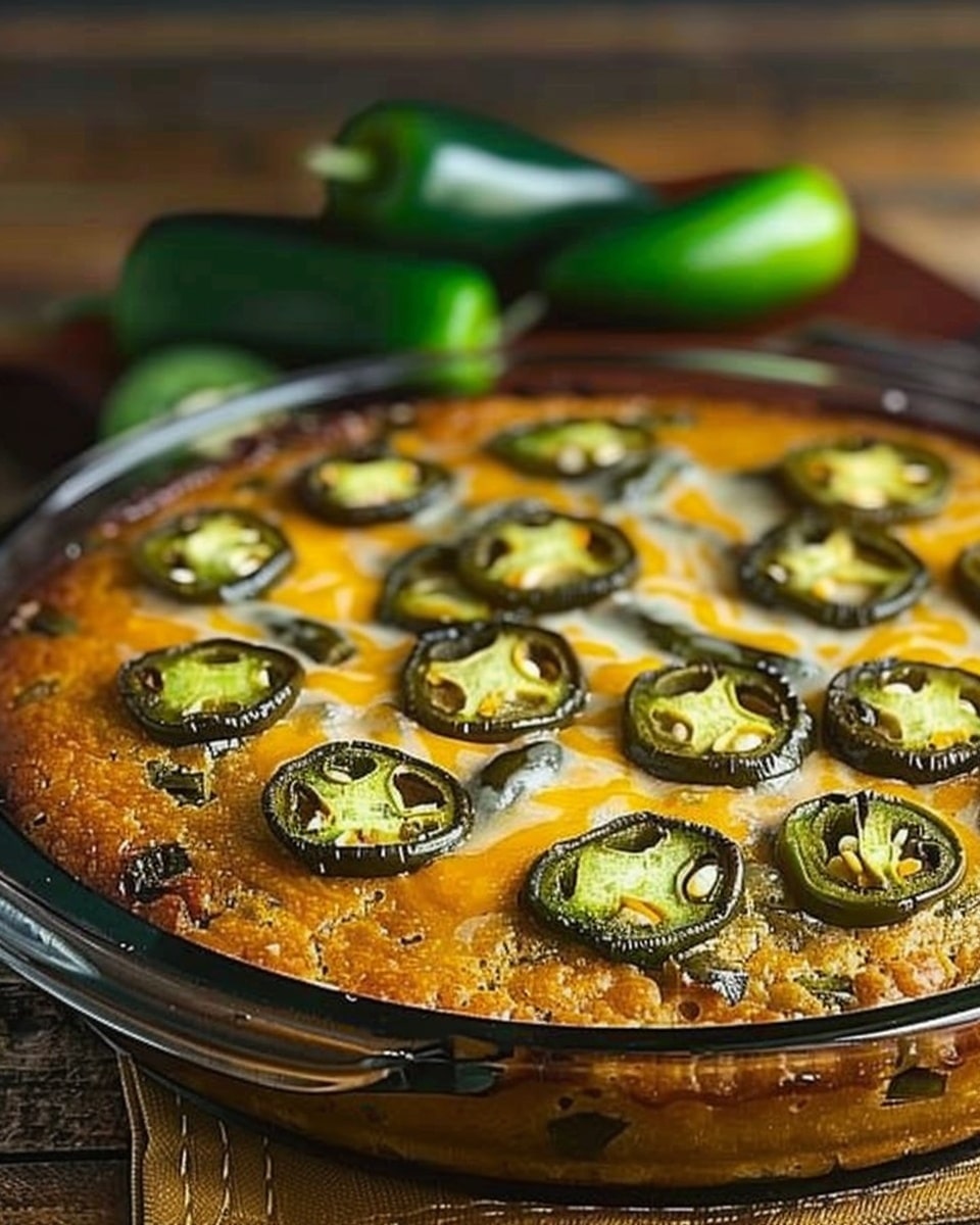 Cheesy Jalapeño Cornbread Casserole