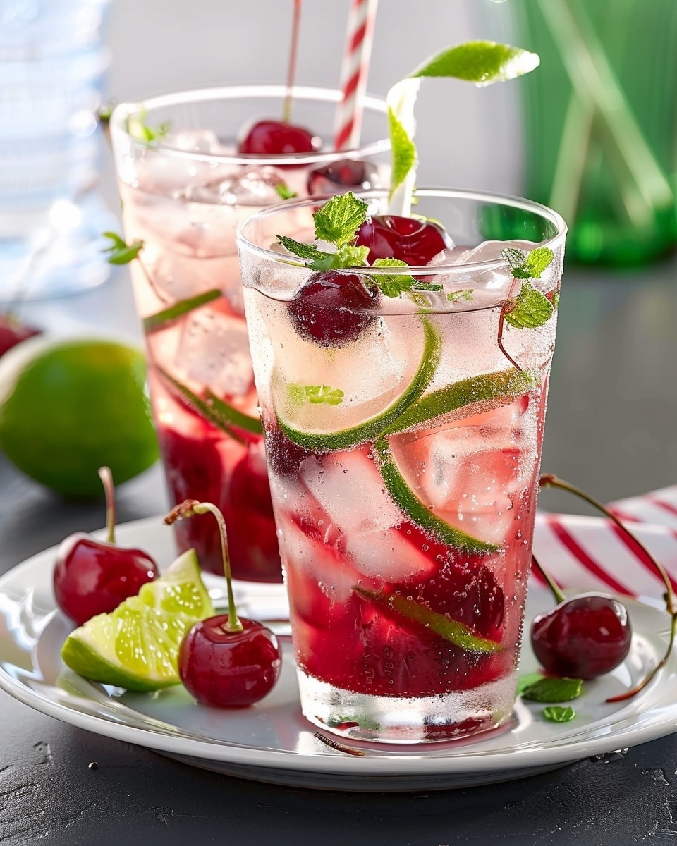 Cherry Lime Shrub