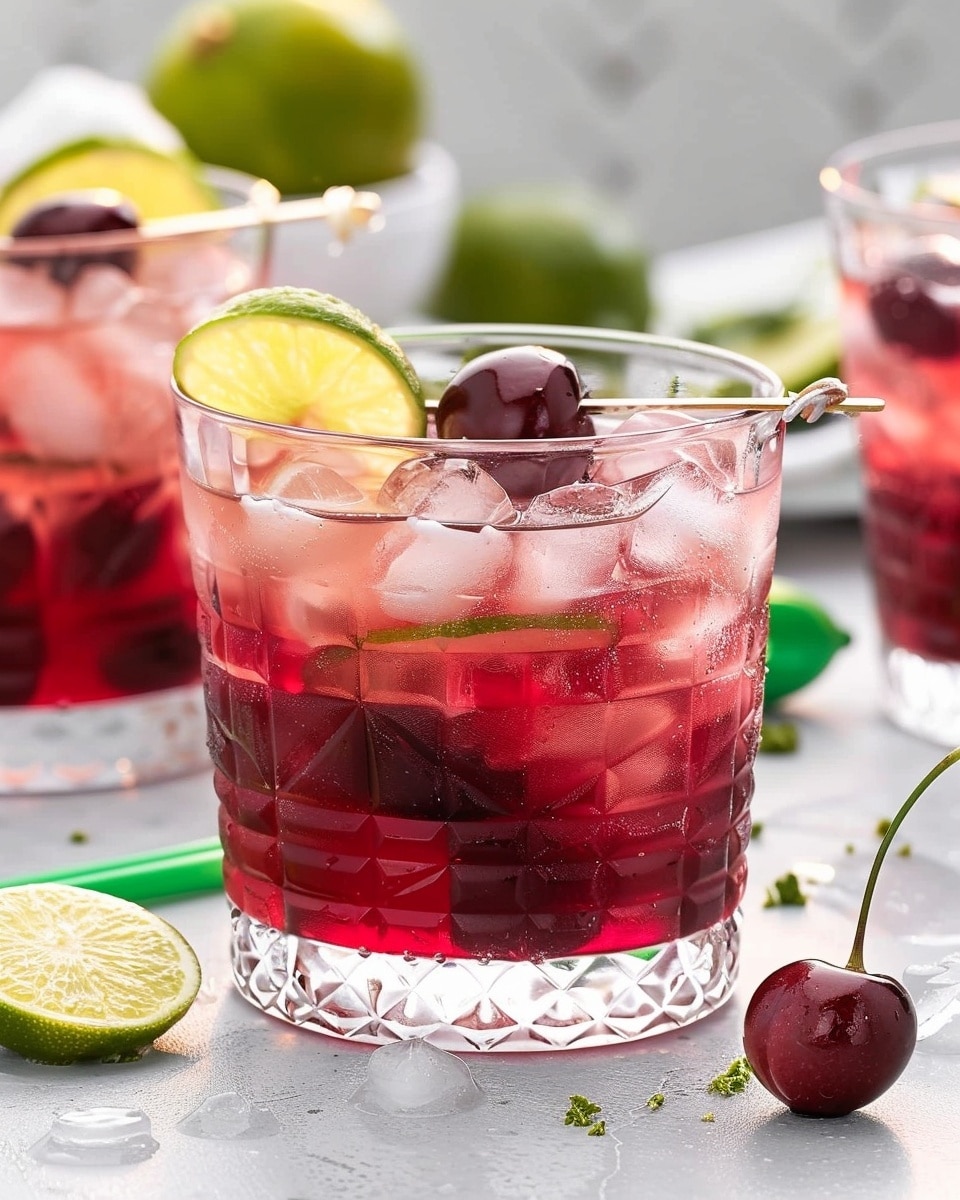 Cherry Lime Shrub