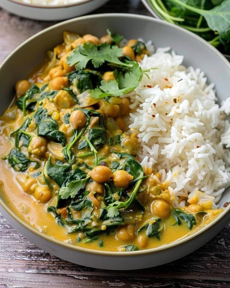 Chickpea Spinach Curry