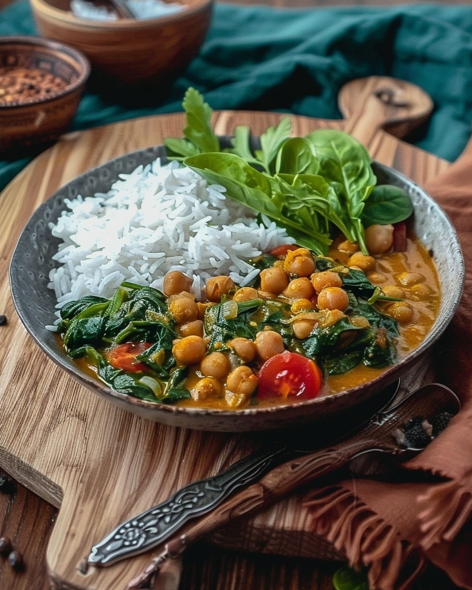 Chickpea Spinach Curry