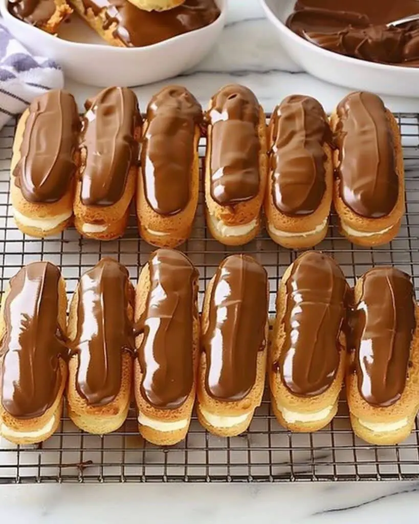 Chocolate Cream Éclairs Recipe