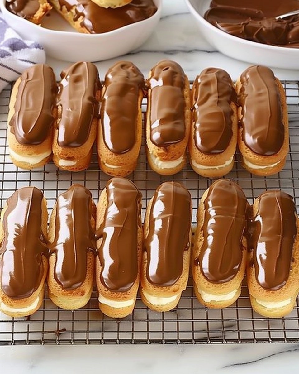 Chocolate Cream Éclairs Recipe
