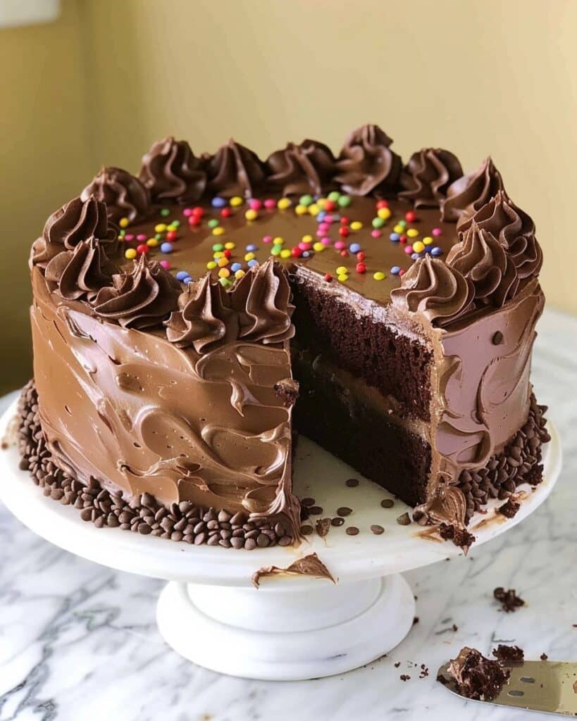 Chocolate Sprinkle Cake
