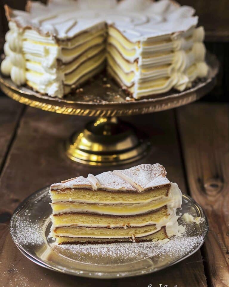 Classic Hungarian 6-Layer Cream Cake