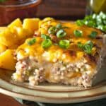 Cowboy Meatloaf & Potato Casserole