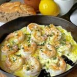Creamy Garlic Butter Shrimp Skillet