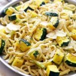 Creamy Garlicky Summer Squash Pasta