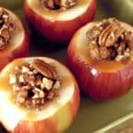 Date Nut Stuffed Baked Apples