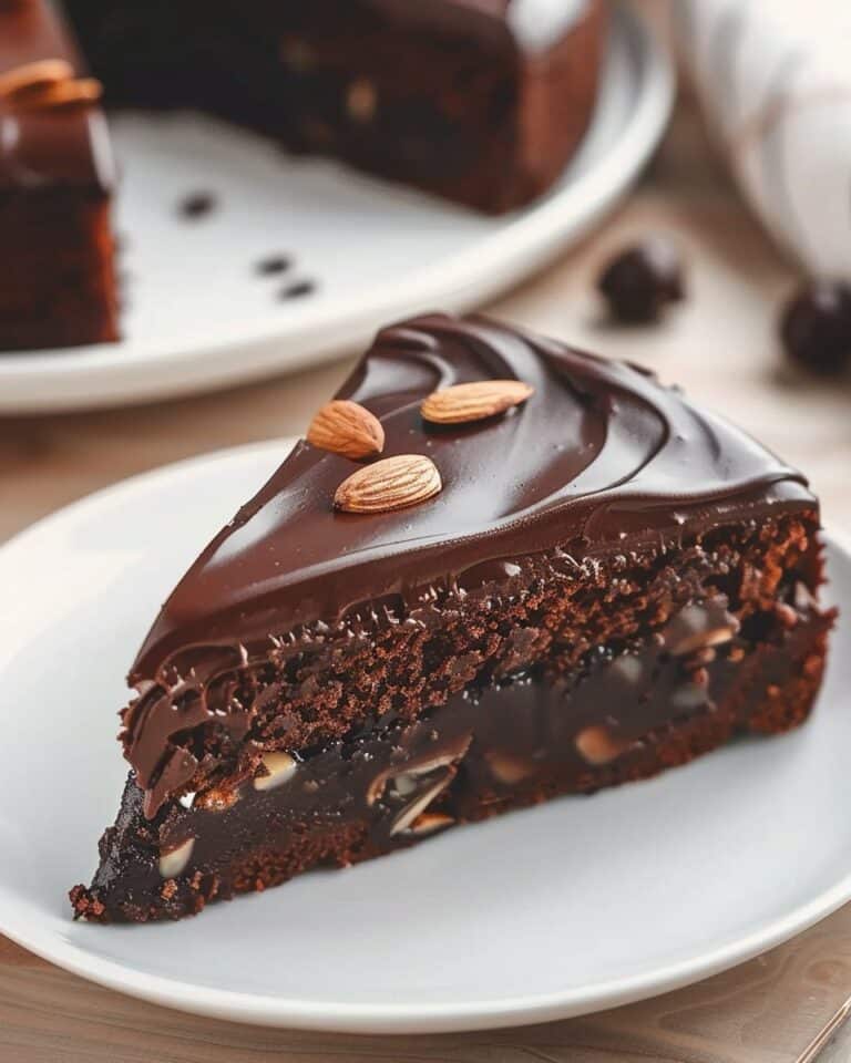 Chocolate Almond Yogurt Cake