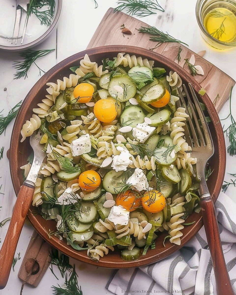 How To Make Dill Pickle Pasta Salad