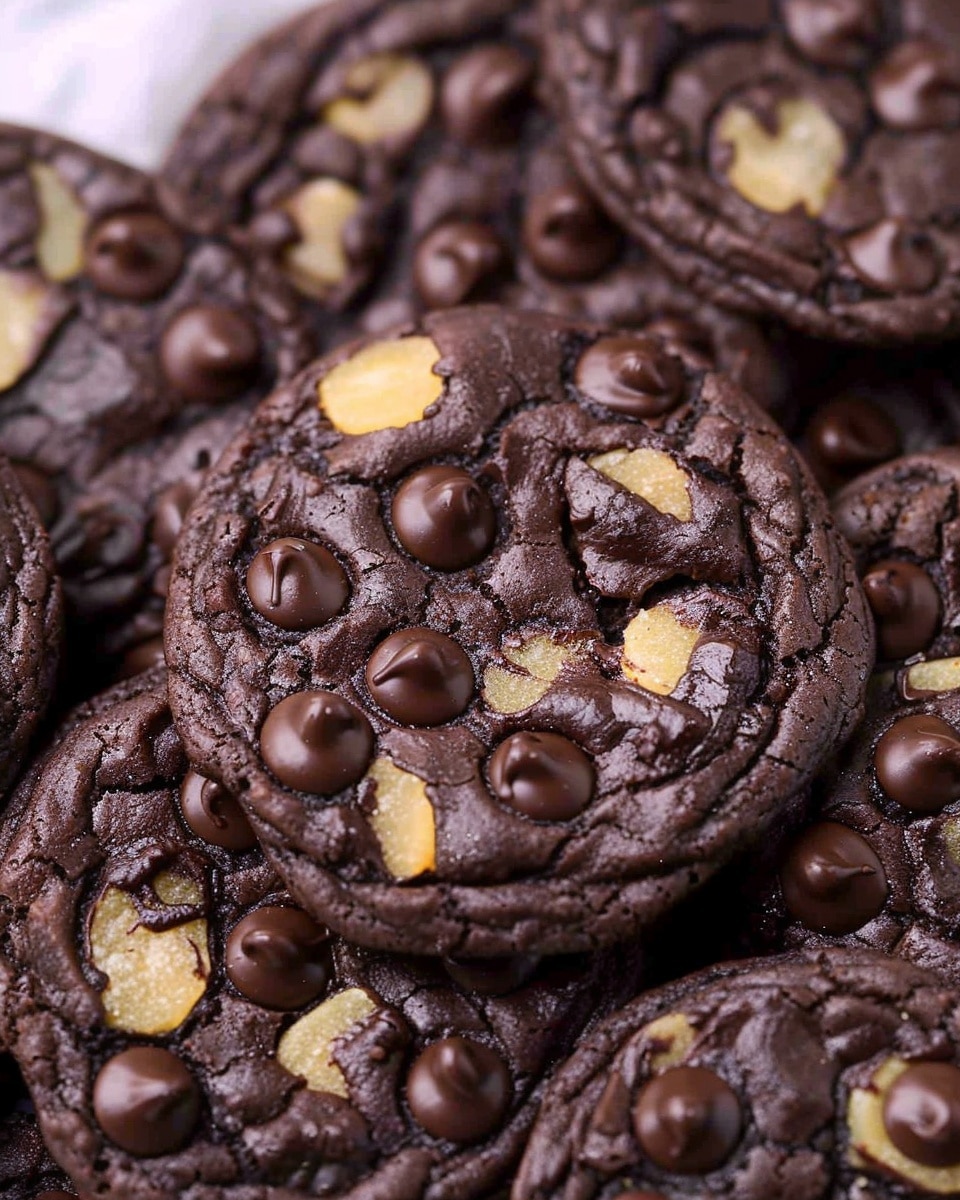 Double Chocolate Potato Chip Cookies