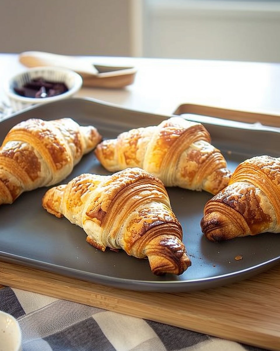 Easy Chocolate Mini Croissants
