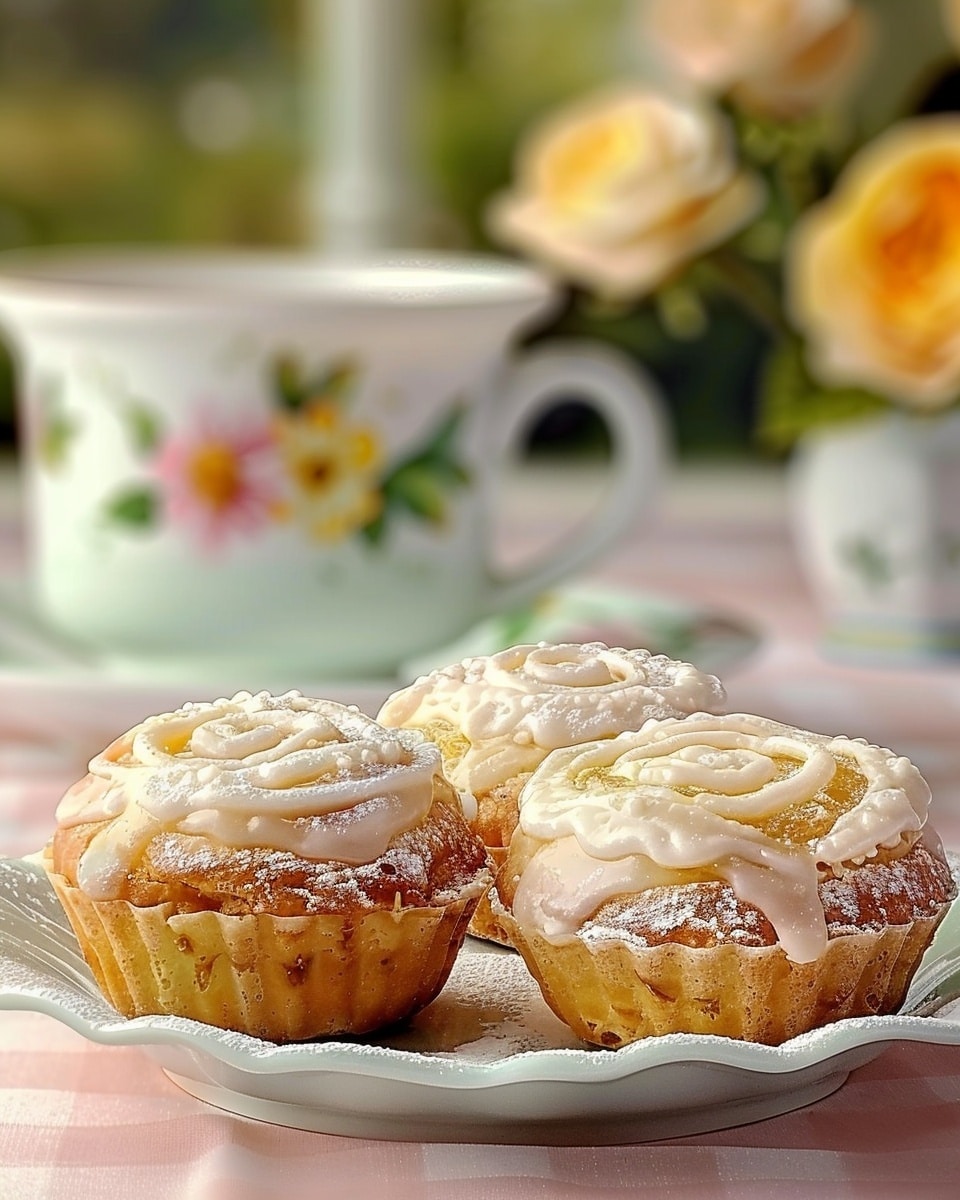 Peach Pie Cruffins Twist