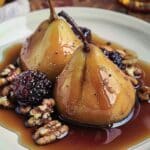 Baked Pears with Berries and Honey