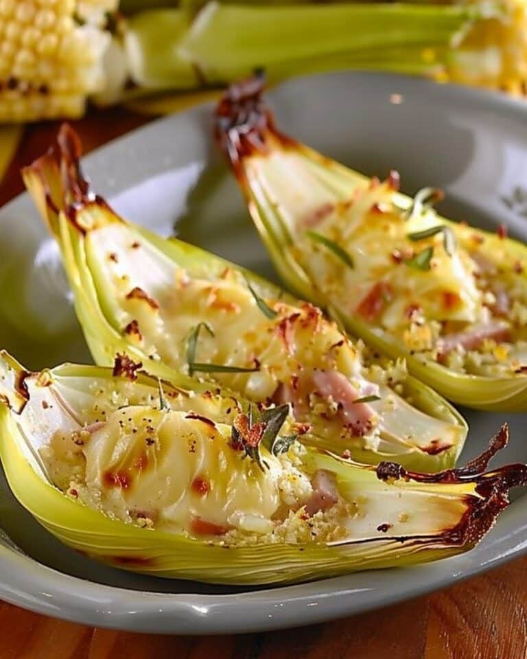 Stuffed Endives with Cheese