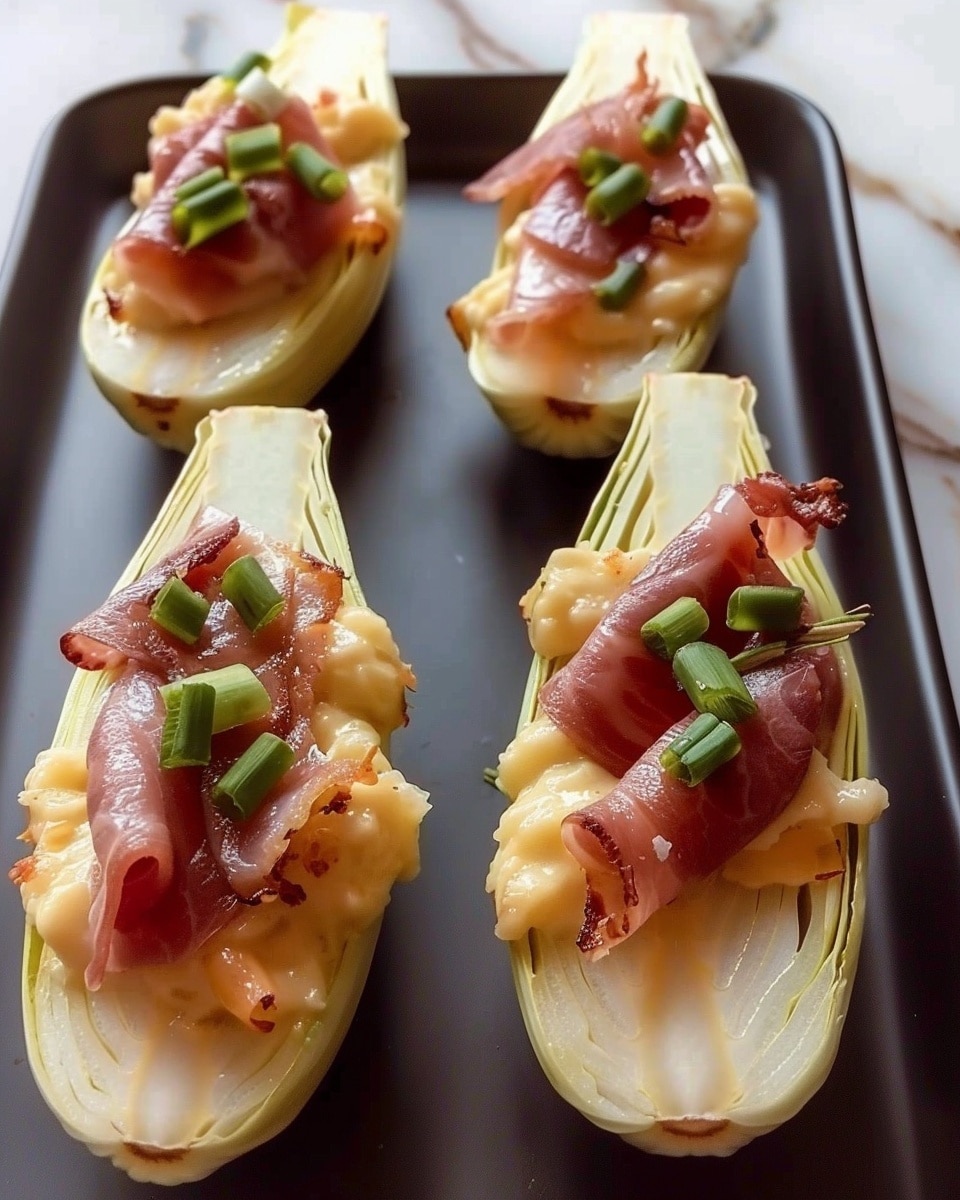 Stuffed Endives with Cheese