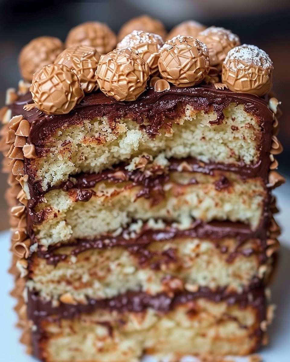 Ferrero Rocher Cake