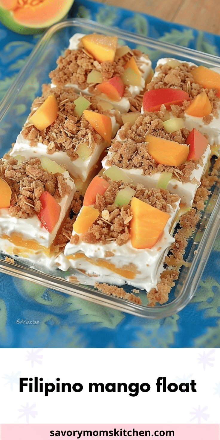 Filipino Mango Float | Savory Mom Kitchen