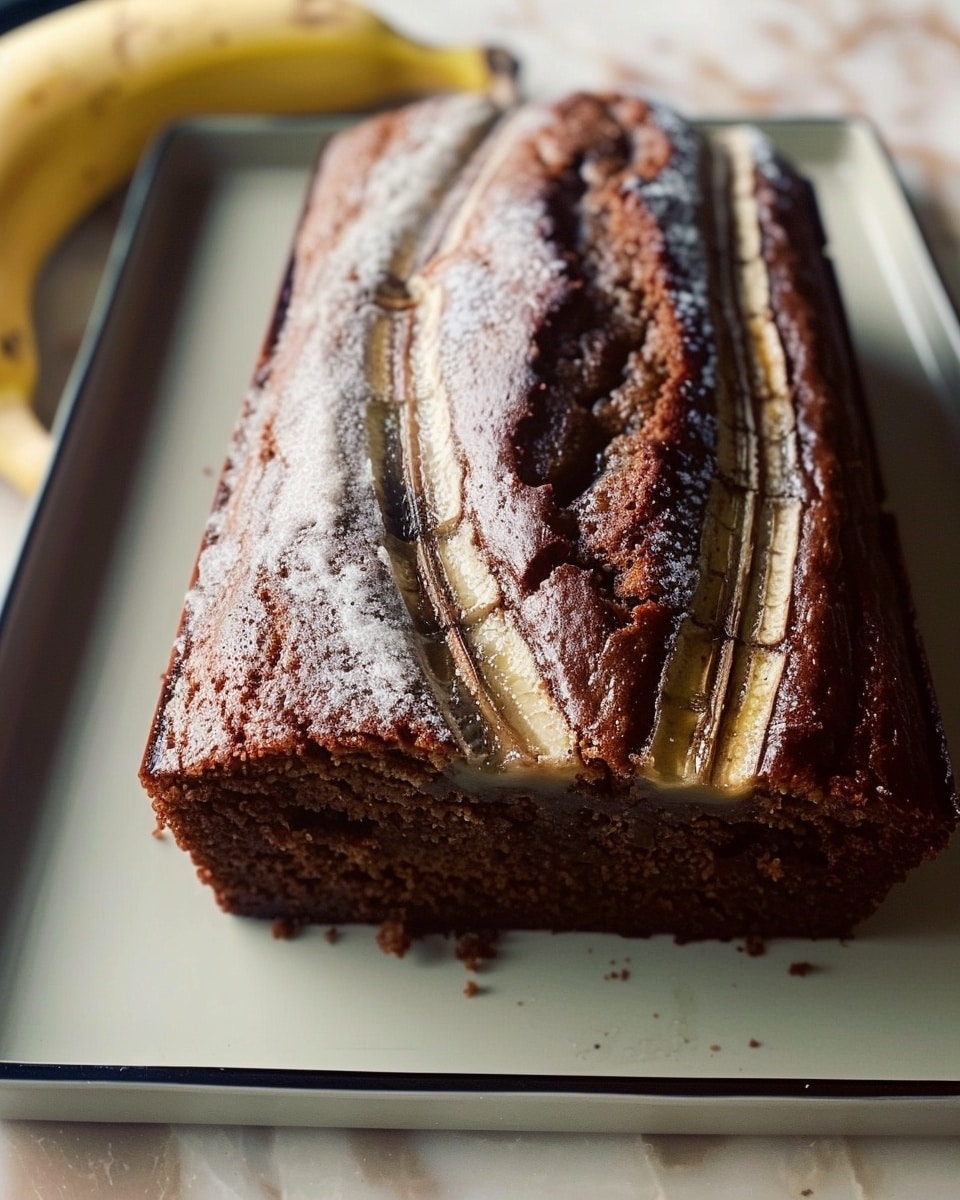 Flourless Cinnamon Swirl Banana Bread