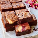 Flourless Cheesecake Brownies