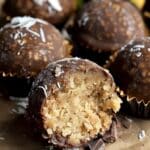 Frozen Banana Chocolate Bites