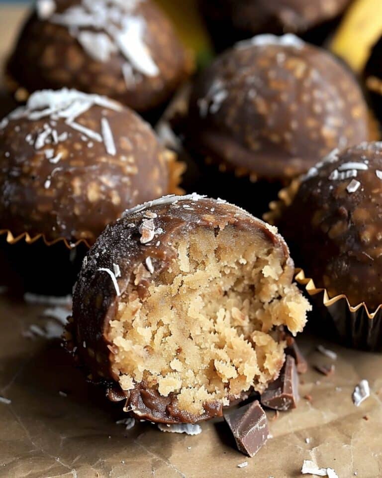 Frozen Banana Chocolate Bites