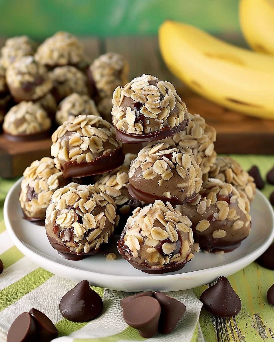 Frozen Banana Chocolate Bites