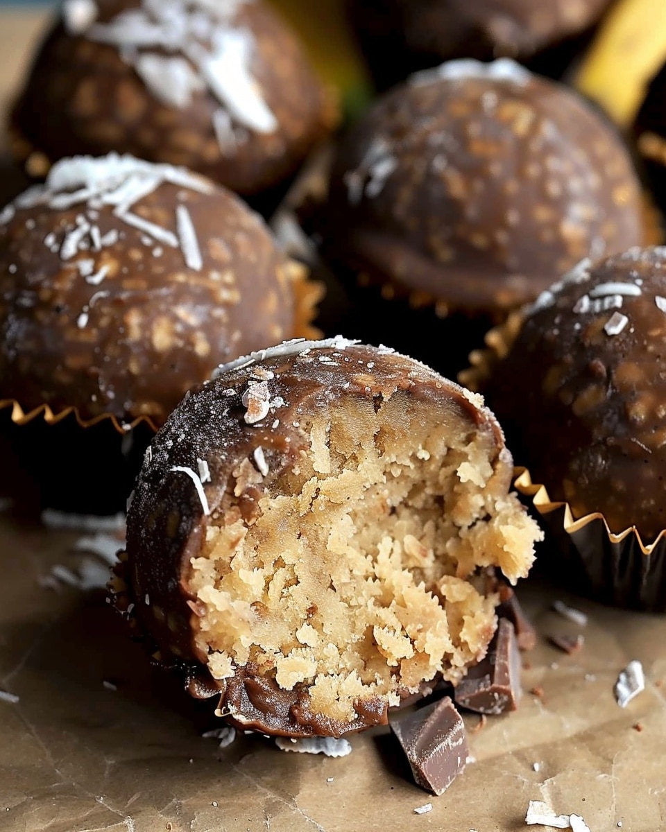 Frozen Banana Chocolate Bites