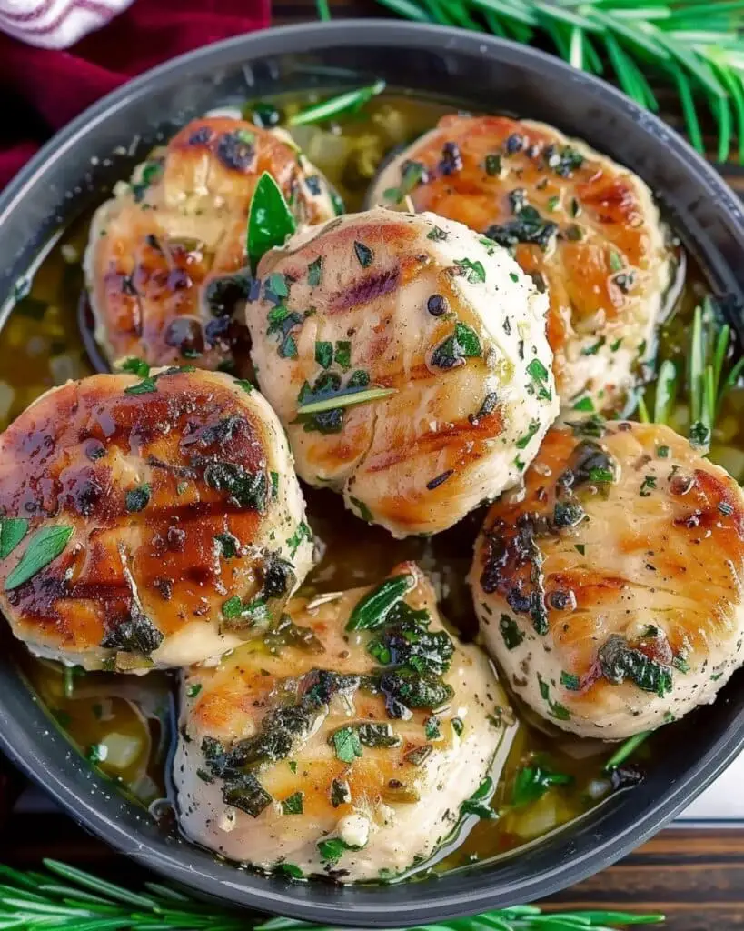 Garlic Herb Turkey Cutlets