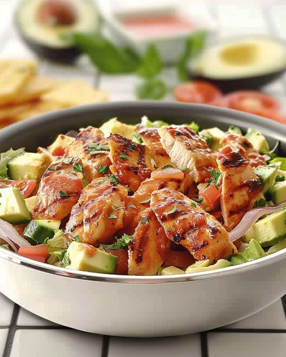 Grilled Chicken & Avocado Salad