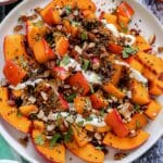 Harissa Roast Pumpkin with Tahini Sauce