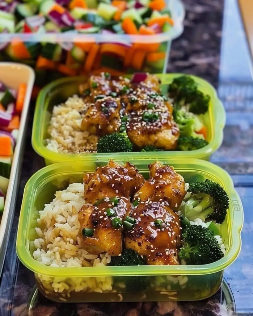 Honey Garlic Chicken Meal Prep