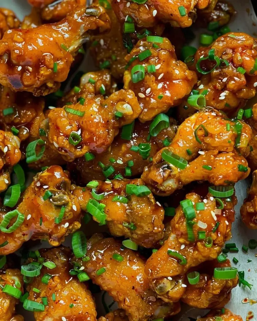 Honey Garlic Wings Recipe