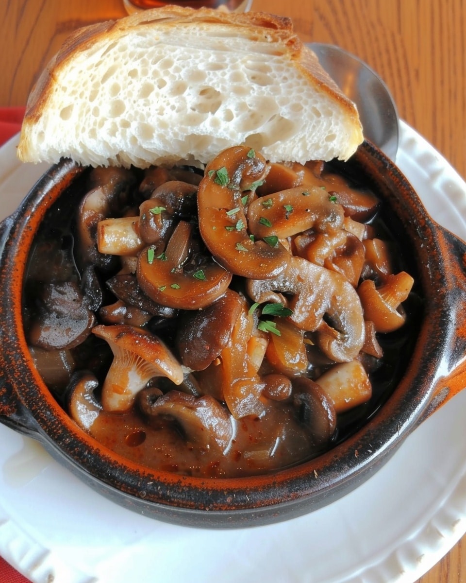 Hungarian Mushroom Stew (Gombapörkölt)