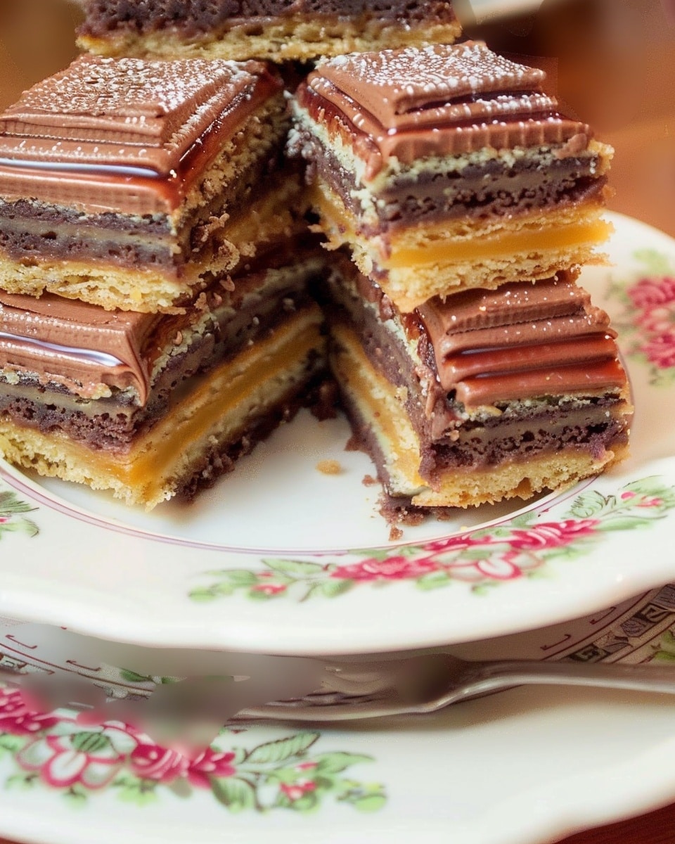 Hungarian Serbo Cake (Zserbó)